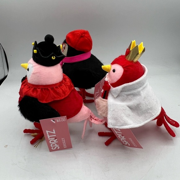 Spritz Target Valentine’s Day Birds set of 3 2024 edition NWT - Picture 9 of 10